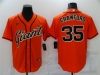 San Francisco Giants #35 Brandon Crawford Orange Cool Base Jersey