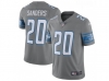 Detroit Lions #20 Barry Sanders Gray Color Rush Limited Jersey