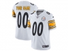Pittsburgh Steelers #00 White Vapor Limited Custom Jersey