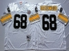 Pittsburgh Steelers #68 L.C. Greenwood 1975 Throwback White Jersey