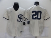 Chicago White Sox #20 Danny Mendick White 2021 Field of Dreams Cool Base Jersey