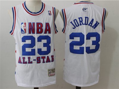 2003 NBA All-Star Game Eastern Conference #23 Michael Jordan White Hardwood Classic Jersey