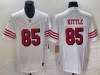 San Francisco 49ers #85 George Kittle Alternate White Vapor F.U.S.E. Limited Jersey