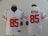 Youth San Francisco 49ers #85 George Kittle White Vapor Limited Jersey