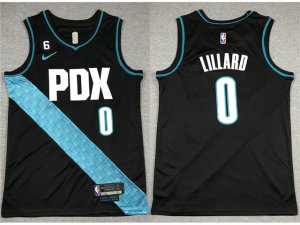 Portland Trail Blazers #0 Damian Lillard Gray NBA Swingman 2020-21 Earned  Edition Jersey on sale,for Cheap,wholesale from China
