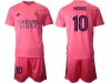 20/21 Club Real Madrid #10 Luka Modric Away Pink Soccer Jersey