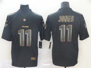 Atlanta Falcons #11 Julio Jones Black Gold Vapor Limited Jersey