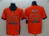 Chicago Bears #52 Khalil Mack Orange Drift Fashion Limited Jersey