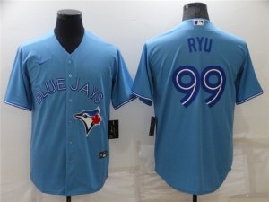 Toronto Blue Jays #99 Hyun-jin Ryu Alternate Powder Blue Cool Base Jersey