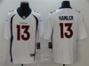 Denver Broncos #13 KJ Hamler White Vapor Limited Jersey