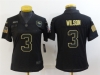 Women's Denver Broncos #3 Russell Wilson 2020 Black Salute To Service Limited Jersey