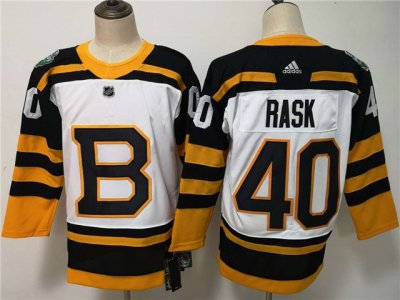 Boston Bruins #40 Tuukka Rask White 2019 Winter Classic Jersey