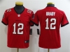 Youth Tampa Bay Buccaneers #12 Tom Brady Red Vapor Limited Jersey