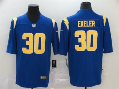 Los Angeles Chargers #30 Austin Ekeler Color Rush Royal Limited Jersey