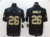 New York Giants #26 Saquon Barkley Black Camo Salute To Service Limited Jersey
