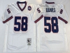 New York Giants #58 Carl Banks 1986 Throwback White Jersey