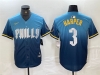 Philadelphia Phillies #3 Bryce Harper Blue 2024 City Connect Limited Jersey