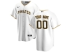 Pittsburgh Pirates Custom #00 Home White Cool Base Jersey