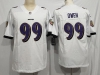 Baltimore Ravens #99 Odafe Oweh White Vapor Limited Jersey