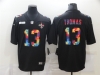 New Orleans Saints #13 Michael Thomas Black Rainbow Vapor Limited Jersey