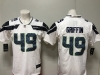 Seattle Seahawks #49 Shaquem Griffin White Vapor Limited Jersey