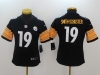 Women's Pittsburgh Steelers #19 JuJu Smith-Schuster Black Vapor Limited Jersey
