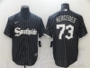 Chicago White Sox #73 Yermin Mercedes Black 2021 City Connect Cool Base Jersey