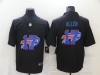 Buffalo Bills #17 Josh Allen Black Shadow Logo Limited Jersey
