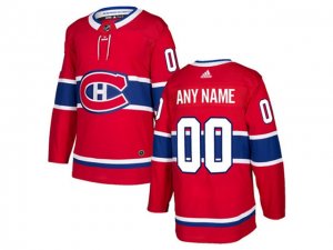 Montreal Canadiens #00 Home Red Custom Jersey