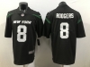 New York Jets #8 Aaron Rodgers Black Vapor Limited Jersey