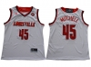 Louisville Cardinals #45 Donovan Mitchell White College Basketball Jersey