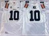 NCAA Auburn Tigers #10 Bo Nix White College Football Jersey