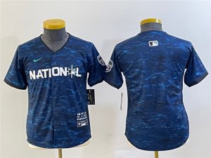 Youth National League Navy 2023 MLB All-Star Game Limited Jersey