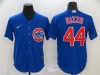 Chicago Cubs #44 Anthony Rizzo Blue Cool Base Jersey