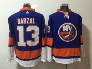 New York Islanders #13 Mathew Barzal Blue Jersey