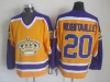 Los Angeles Kings #20 Luc Robitaille 1980's Vintage CCM Gold Jersey