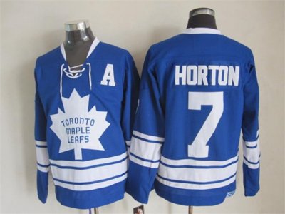 Toronto Maple Leafs #7 Tim Horton 1967 CCM Vintage Blue Jersey