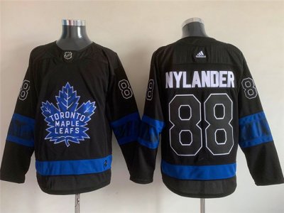 Toronto Maple Leafs #88 William Nylander Black Alternate Reversible Jersey