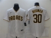 San Diego Padres #30 Eric Hosmer White 2020 Cool Base Jersey