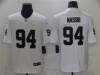 Las Vegas Raiders #94 Carl Nassib White Vapor Limited Jersey
