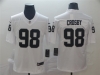 Las Vegas Raiders #98 Maxx Crosby White Vapor Limited Jersey