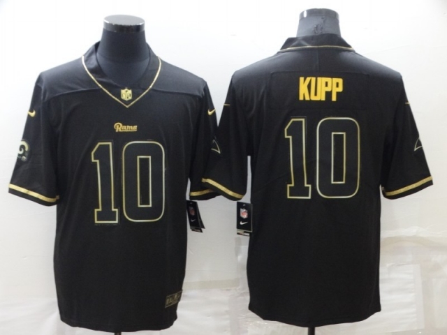 Los Angeles Rams #10 Cooper Kupp Black Gold Vapor Limited Jersey - Click Image to Close