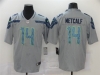 Seattle Seahawks #14 DK Metcalf Gray Vapor Limited Jersey