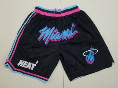 Miami Heat Just Don Miami Black City Edition Basketball Shorts