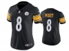 Women's Pittsburgh Steelers #8 Kenny Pickett Black Vapor Limited Jersey