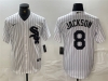 Chicago White Sox #8 Bo Jackson White Limited Jersey