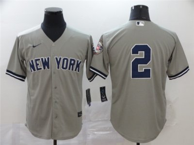 New York Yankees #2 Derek Jeter Gary Hall of Fame Induction Cool Base Jersey