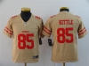 Youth San Francisco 49ers #85 George Kittle Gold Inverted Limited Jersey