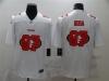 San Francisco 49ers #97 Nick Bosa White Shadow Logo Limited Jersey
