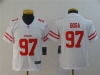 Youth San Francisco 49ers #97 Nick Bosa White Vapor Limited Jersey